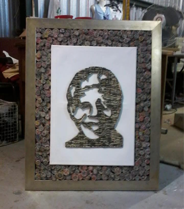 Recycled Paper Portrait Frame